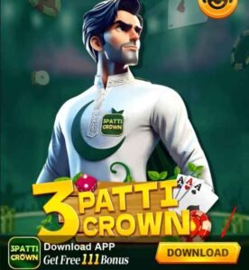 Step 1 start downloading 3 Patti Crown APK by clicking the official download button on the website