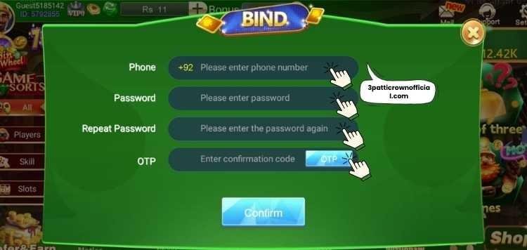 Enter mobile number complete captcha verification and create a strong password during account registration